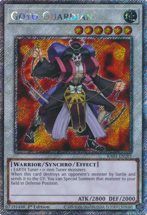 Gardien Goyo (Secret Rare Platine) [RA03-EN202] Secret Rare Platine