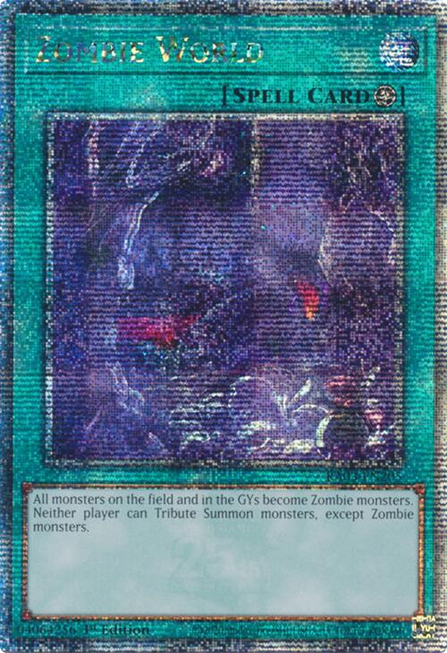 Monde Zombie (Quarter Century Secret Rare) [RA03-FR205] Quarter Century Secret Rare