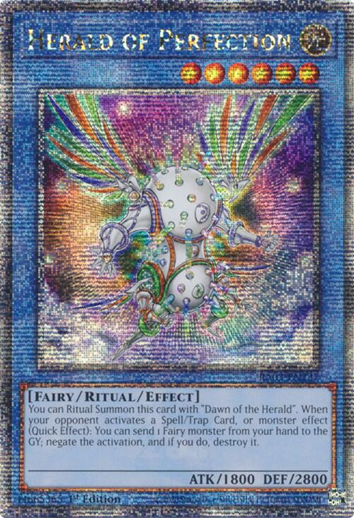 Héraut de Perfection (Quarter Century Secret Rare) [RA03-FR237] Quarter Century Secret Rare