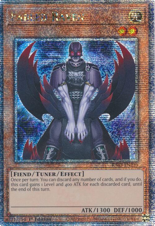 Corbeau Légendaire (Secret Rare Quart de Siècle) [RA03-EN239] Secret Rare Quart de Siècle