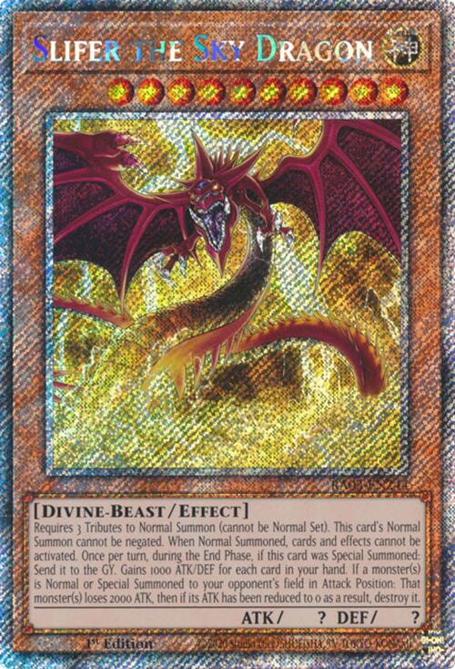 Slifer, le Dragon Céleste (Secrète Platine) [RA03-FR244] Secrète Platine