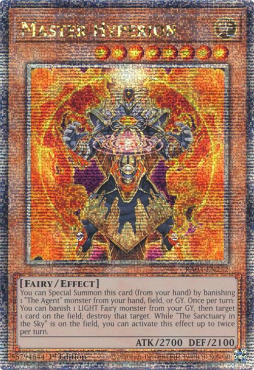 Maître Hypérion (Quarter Century Secret Rare) [RA03-EN252] Quarter Century Secret Rare