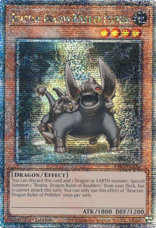 Reactan, Maître Dragon des Cailloux (Quarter Century Secret Rare) [RA03-FR254] Quarter Century Secret Rare