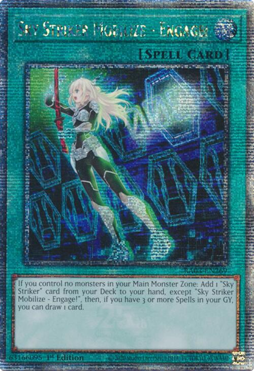 Attaque des Cieux - En piste ! (Quarter Century Secret Rare) [RA03-FR269] Quarter Century Secret Rare