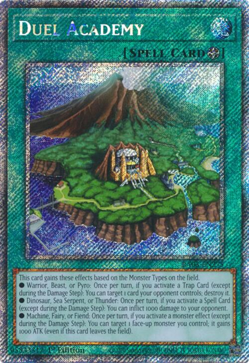 Académie des Duels (carte) (Platinum Secret Rare) [RA03-EN275] Platinum Secret Rare