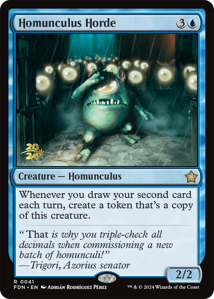 Horde d'homoncules [Promos d'avant-première des Fondations]