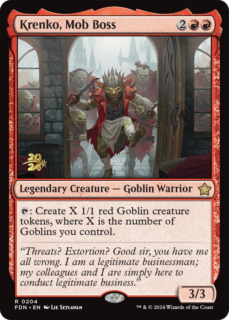 Krenko, parrain de la Voltige [Prerelease Promos des Fondations]