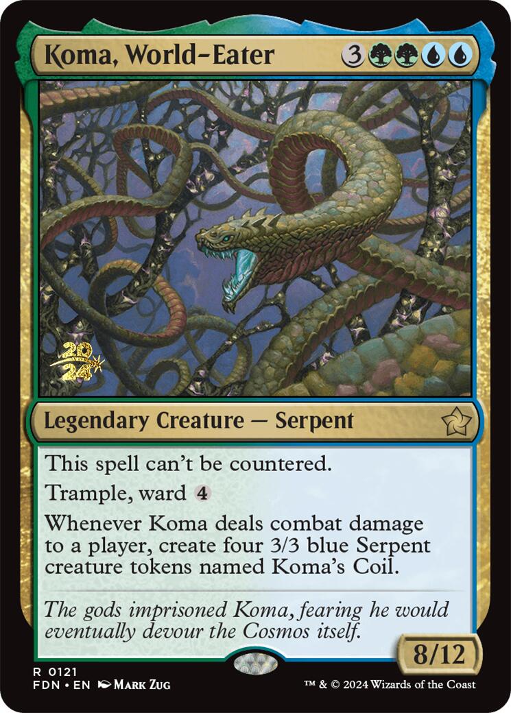 Koma, dévoreur de mondes [Prerelease Promos des Fondations]