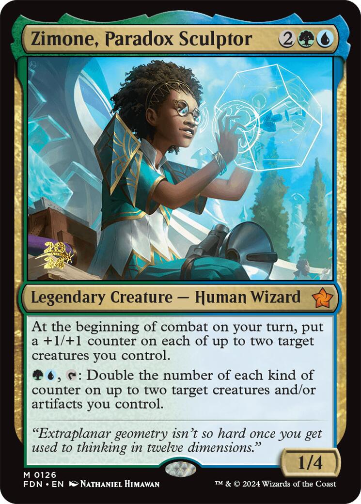 Zimone, sculpteuse de paradoxes [Prerelease Promos Les fondations]