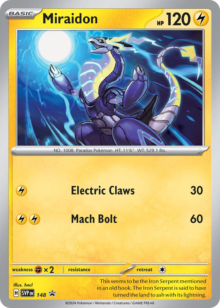 Miraidon (148) [Écarlate et Violet : Cartes promo Étoile Noire]