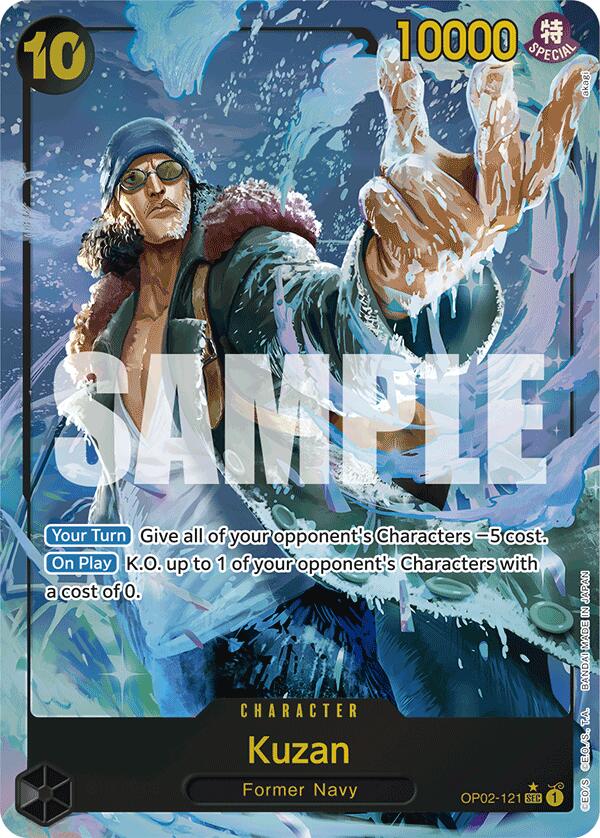 Kuzan (OP02-121) (Illustration alternative) [Premium Booster -The Best-]