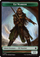 Guerrier Elfe // Jeton double-face Raton laveur [Jetons Foundations]