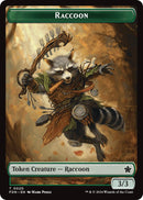 Guerrier Elfe // Jeton double-face Raton laveur [Jetons Foundations]