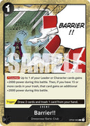 Barrière !! (Jolly Roger Foil) [Premium Booster -The Best-]