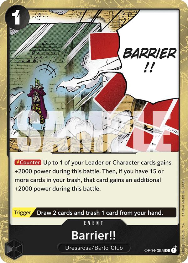 Barrière !! (Jolly Roger Foil) [Premium Booster -The Best-]