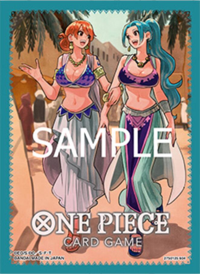 Bandai : Protège-cartes 70 unités - Nami & Vivi (Exclusivité Magasins TCG+ Vol.1)