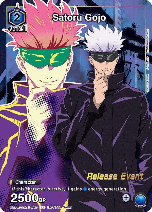 Image for Satoru Gojo (Release Event Participation) (UEPR/JJK-1-045) (UE03BT_RE) - Union Arena