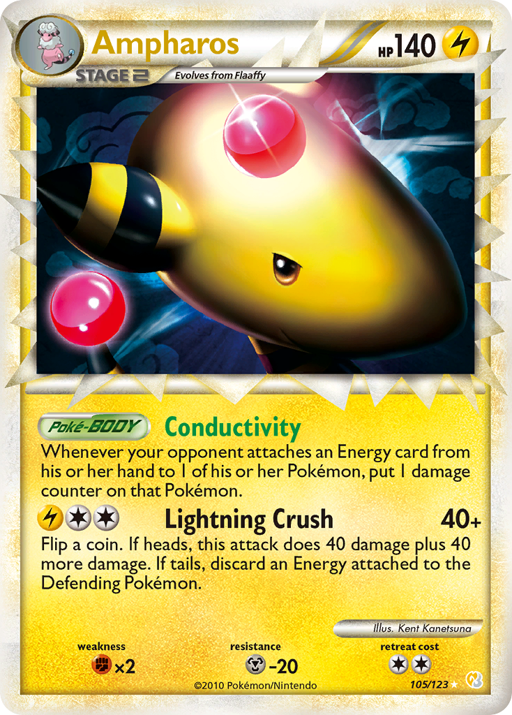 Pharamp (105/123) [HeartGold & SoulSilver: Set de Base]