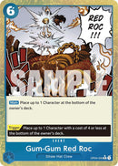 Gum-Gum Red Roc (Feuille texturée) [Booster Premium -Le Meilleur-]