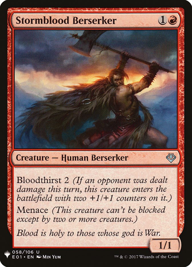 Berserker sang-tempête [Mystery Booster]