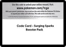 Image for Code Card - Surging Sparks Booster Pack - Pokemon
