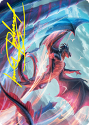 Galazeth Prismari, carte artistique (signature estampillée or) [Strixhaven : l'Académie des Mages, série artistique]
