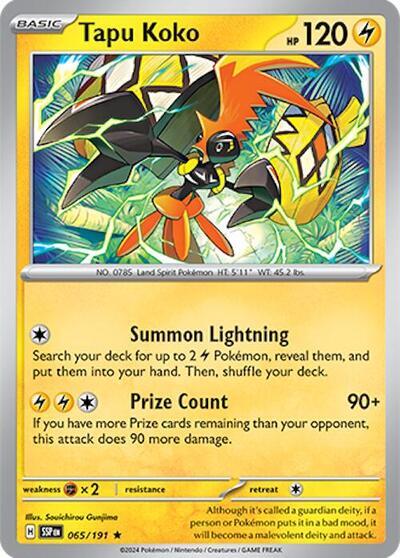 Tokorico (065/191) (Exclusivités du deck) [Écarlate et Violet : Étincelles du renouveau]
