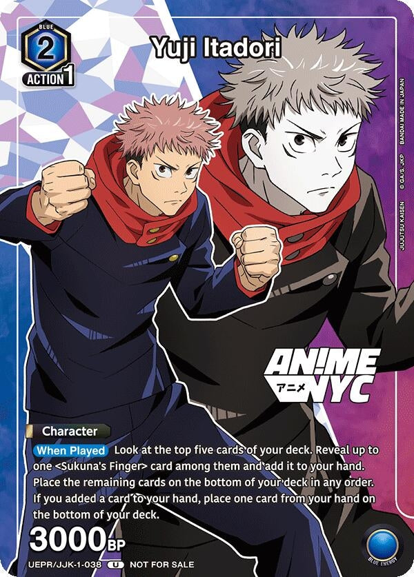 Image for Yuji Itadori (Anime NYC 2024) (UEPR/JJK-1-038) (UEPR) - Union Arena