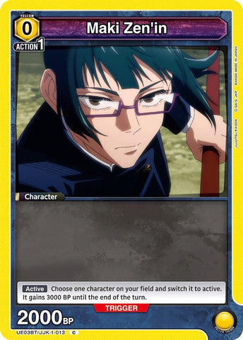 Maki Zen'in (013) - UE03BT: Jujutsu Kaisen (UE03BT)