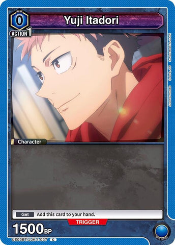 Image for Yuji Itadori (037) (Box Topper Foil) (UE03BT/JJK-1-037) (UE03BT) - Union Arena