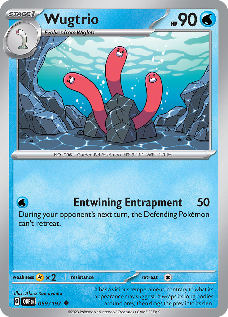 Wugtrio (059/197) [Escarlata y Púrpura: Llamas Obsidianas]
