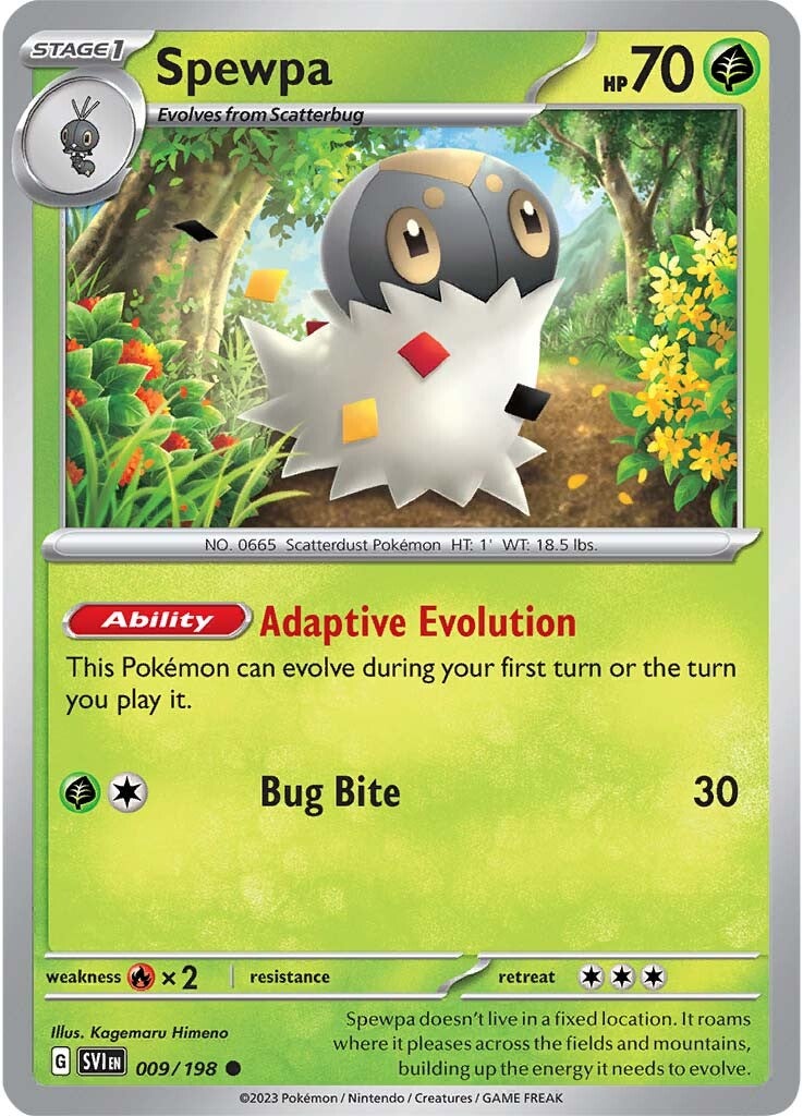Spewpa (009/198) [Escarlata y Púrpura: Set Básico]
