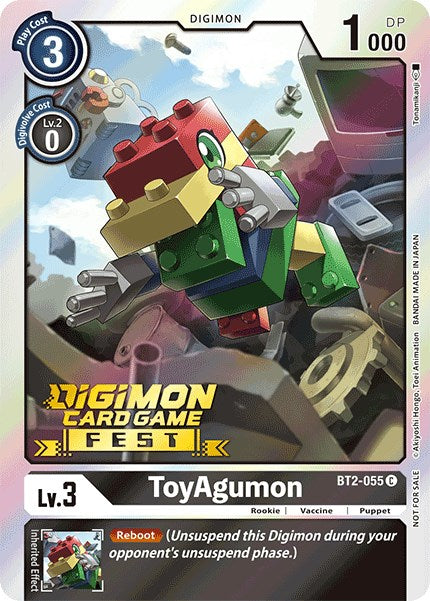ToyAgumon [BT2-055] (Digimon Card Game Fest 2022) [Promociones del Booster de Lanzamiento Especial]