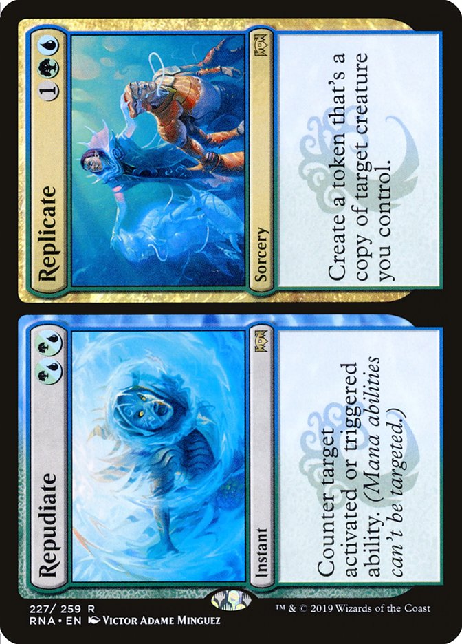 Répudier // Répliquer [Allégeance de Ravnica]
