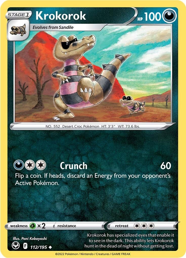 Krokorok (112/195) [Espada y Escudo: Tempestad Plateada]