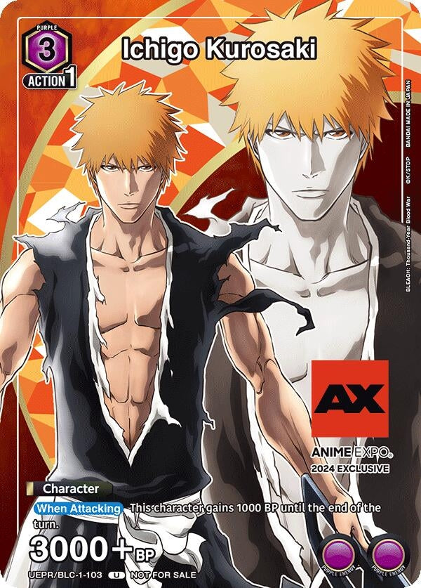 Image for Ichigo Kurosaki (Anime Expo 2024) (UEPR/BLC-1-103) (UEPR) - Union Arena