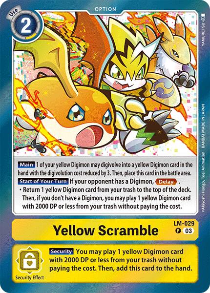 Yellow Scramble [LM-029] [Ensemble spécial limité]