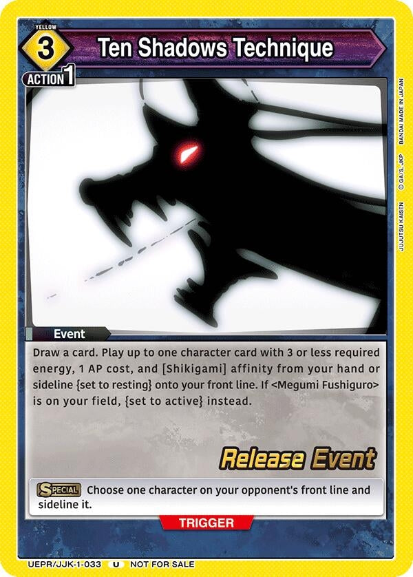 Image for Ten Shadows Technique (UEPR/JJK-1-033) (UE03BT_RE) - Union Arena