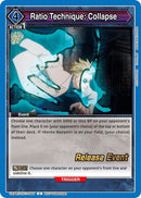 Image for Ratio Technique: Collapse (UEPR/JJK-1-064) (UE03BT_RE) - Union Arena
