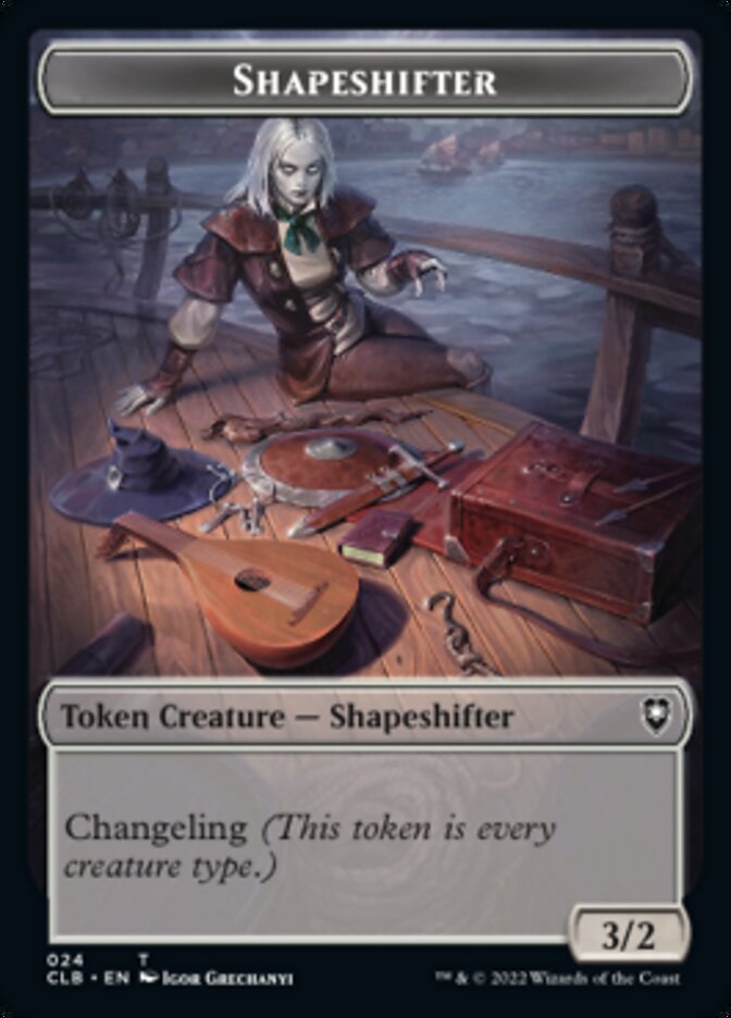 Changeforme (024) // Changeforme (028) Jeton recto-verso [Commander Legends: Battle for Baldur's Gate Tokens]