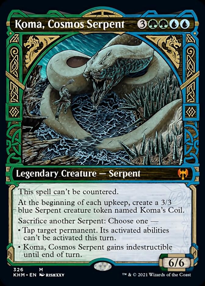Koma, serpent cosmique (Showcase) [Kaldheim]