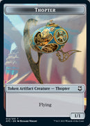 Thopter // Jeton de Trésor recto-verso [Dungeons & Dragons: Adventures in the Forgotten Realms Commander Tokens]
