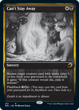 No puedo mantenerme alejado [Innistrad: Doble función]