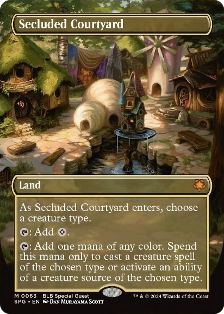 Cour verdoyante (Sans bordure) [Invitée spéciale de Bloomburrow]