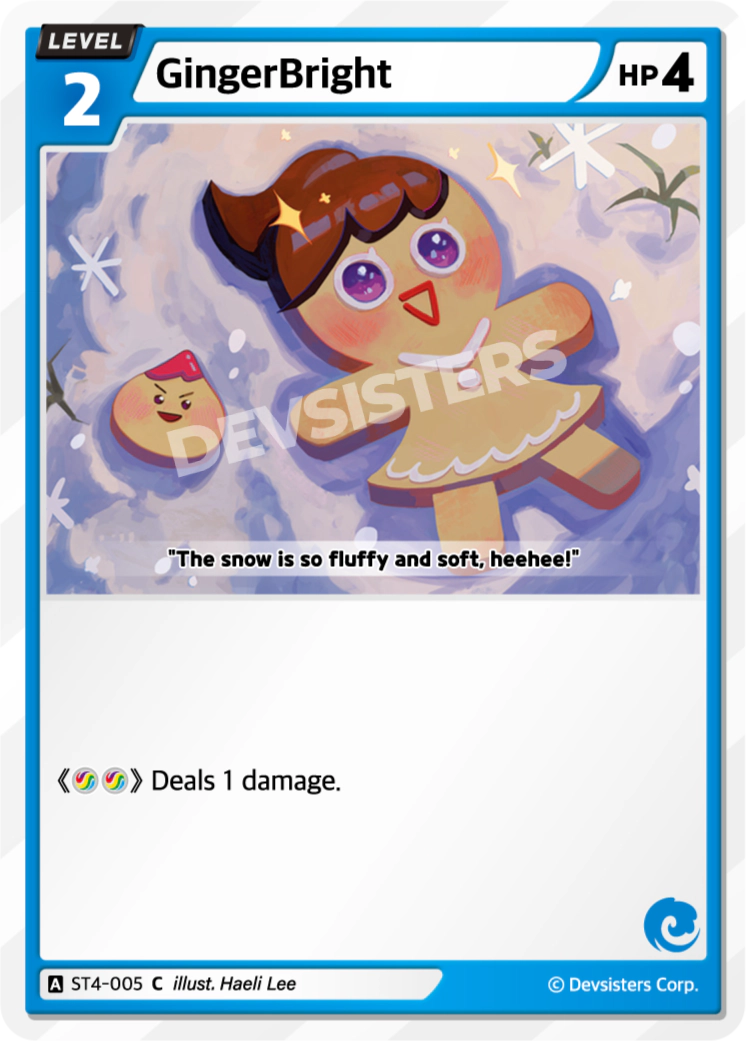 Image for GingerBright (ST4-005) (ST4) - CookieRun: Braverse TCG