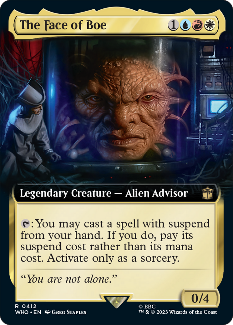 Le Visage de Boe (Extended Art) [Doctor Who]