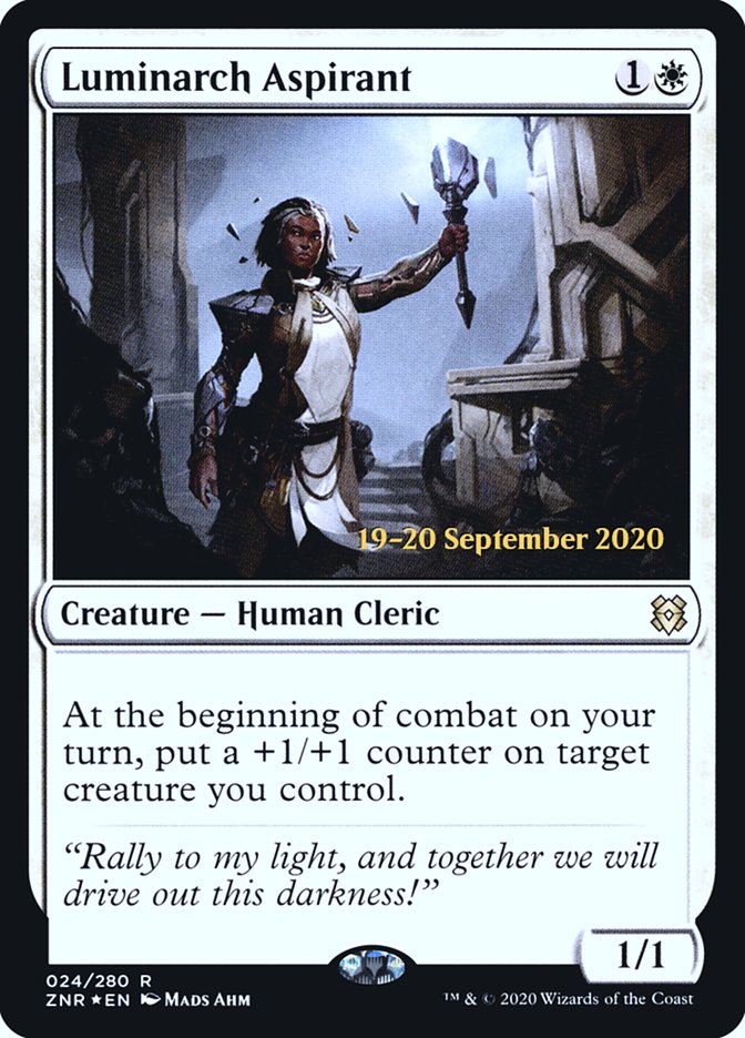 Aspirante lumicube [Promos de l'avant-première de Zendikar Rising]
