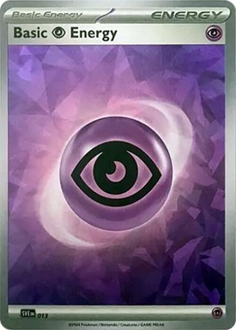 Energía Psíquica Básica (013) (Holo Hielo Quebrado) [Escarlata y Púrpura: Corona Estelar]