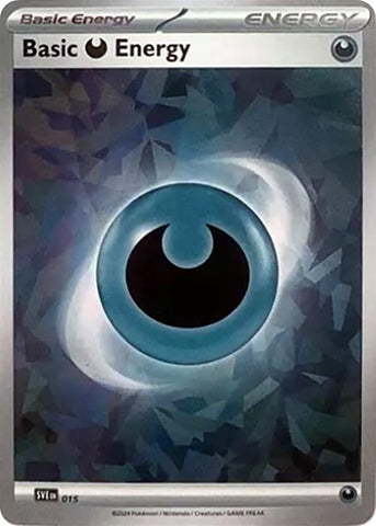 Energía Oscura Básica (015) (Holo Hielo Quebrado) [Escarlata y Púrpura: Corona Estelar]
