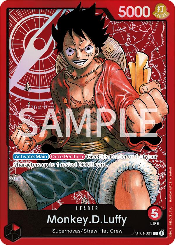 Monkey.D.Luffy [Cartes de Révision]